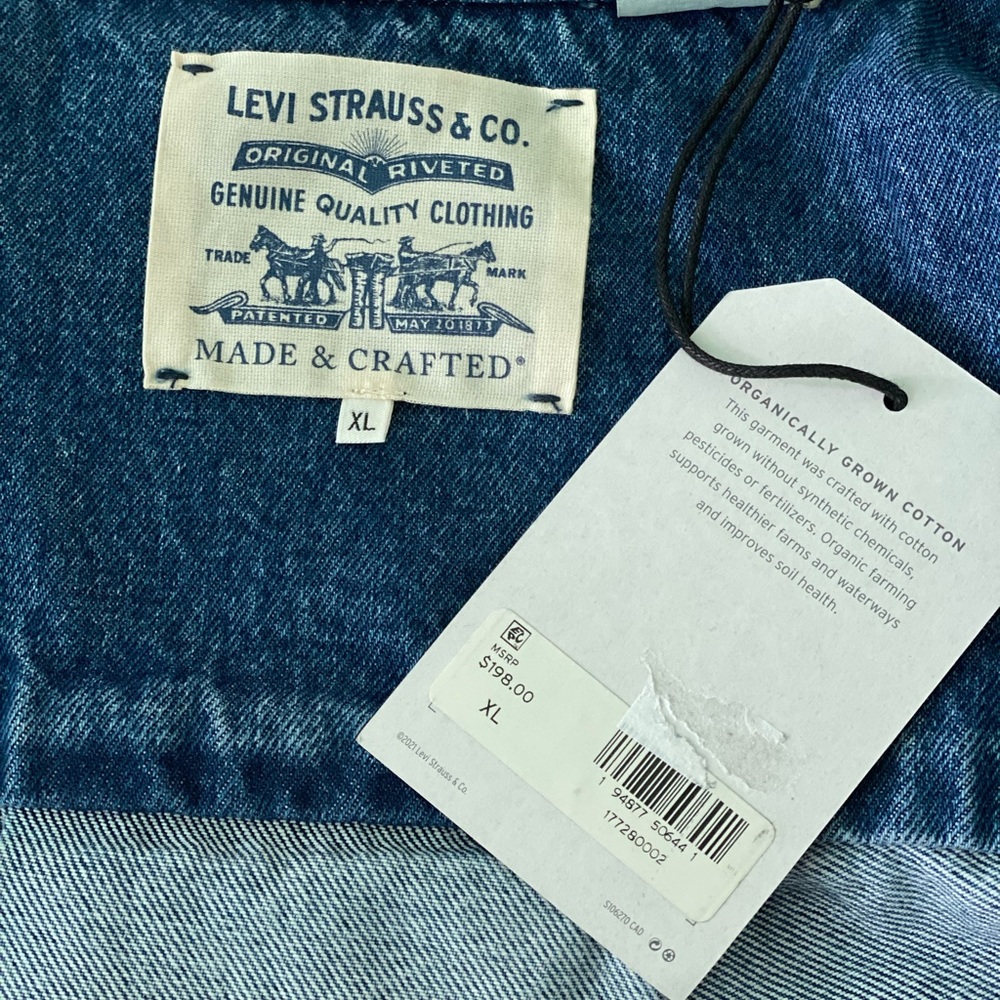 Levi’s NWT Sunday Trucker Jean Jacket - Picture 4 of 6
